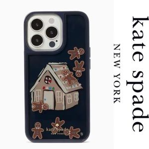 KATE SPADE Gingerbread iPhone 13 Pro Liquid Case*NWB